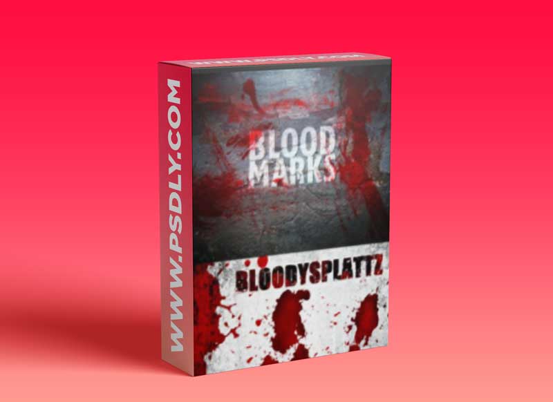 200+ Blood Brushes Collection for Photoshop