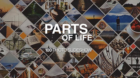 Videohive Parts Of Life 100 Photo Slideshow 10023391
