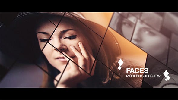 Videohive Faces Modern Slideshow 10148059