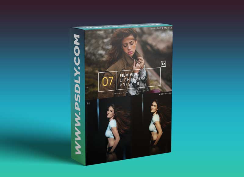 7 film vibe lightroom presets + mobile