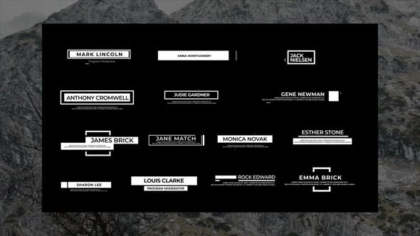 Videohive Unique News Titles Animation 28391634