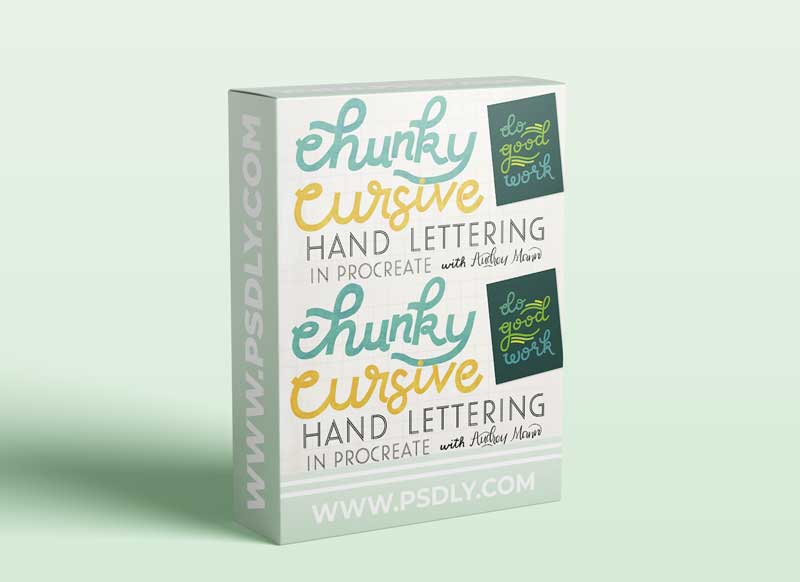 Chunky Cursive Hand Lettering In Procreate: Create An Inspirational Art Print