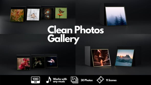 Videohive Clean Photos Gallery 30077883