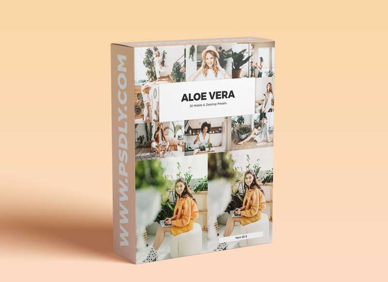 CreativeMarket 20 Aloe Vera Lightroom Presets & LUTs 5861842