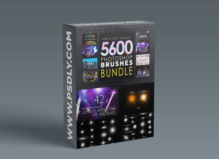 CreativeMarket - 5600 Photoshop Brushes Mega Bundle 5825386