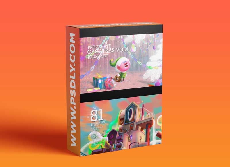 CreativeMarket - Gagatkas vol4 - 81 PROCREATE brushes 5691982