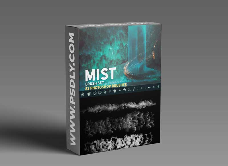 CreativeMarket - Mist Photoshop brush set 5273668