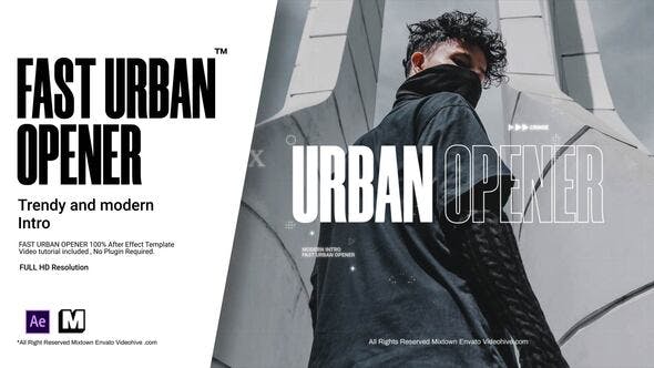 Videohive Fast Urban Opener 25367334