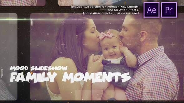 Videohive Happy Family Moments Slideshow 30265416