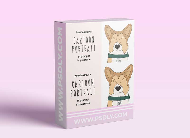 How To Draw a Cartoon Portrait of Your Pet In Procreate