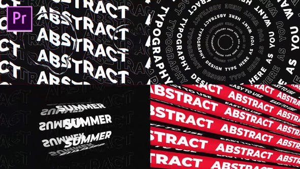 Videohive Abstract Typography 30469263