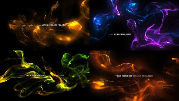 Videohive Particles Titles 4K 30710825