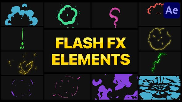 Videohive Flash FX Elements Pack 04 After Effects 30276653