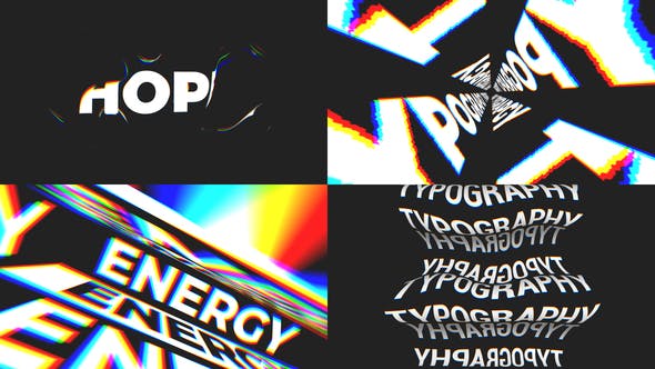 Videohive Chaotic Typography 30242512