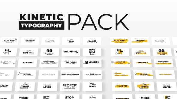 Videohive Kinetic Typography Dancing Texts 29462698