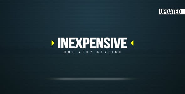 Videohive Minimal Titles 14845294