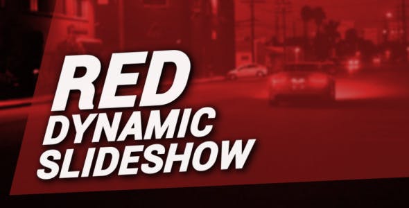 Videohive Red Dynamic Slideshow 12317594