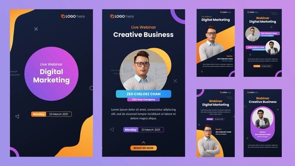 Videohive Webinar Instagram Story 30803612