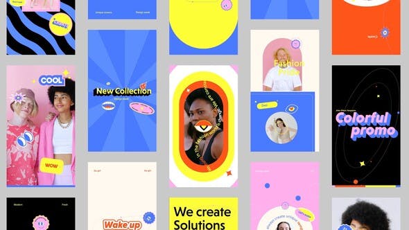 Videohive PopArt Stories Pack 30824161