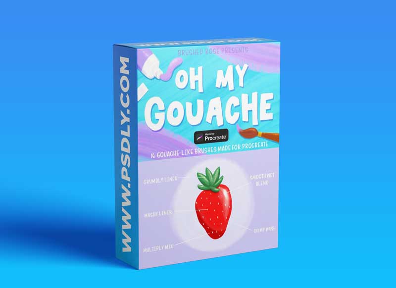 Procreate Brush Pack | Gouache Brushes 7882385