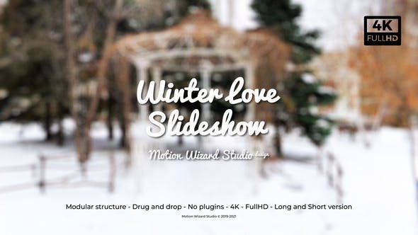 Videohive Winter Love Slideshow 30253338
