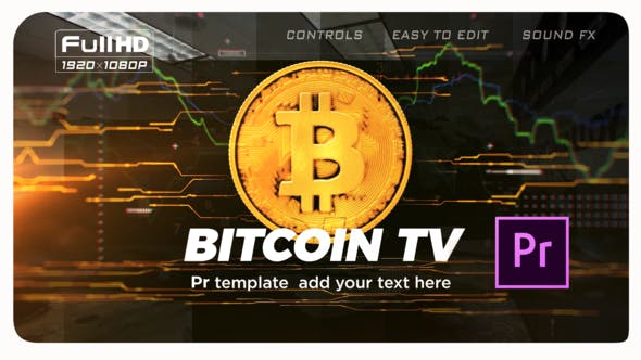Videohive Bitcoin Trading Opener Premiere Pro 25506410