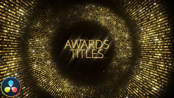 Videohive Awards Titles DaVinci Resolve 30723741