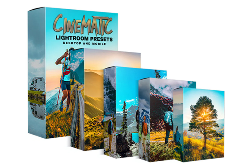 12 Cinematic Travel Presets Lightroom