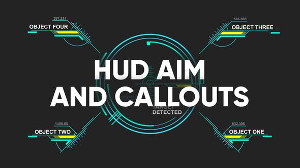 Videohive HUD aim and callouts 30952370