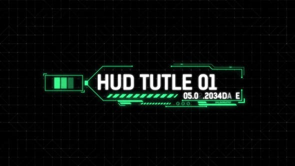 Videohive HUD Titles 29679361