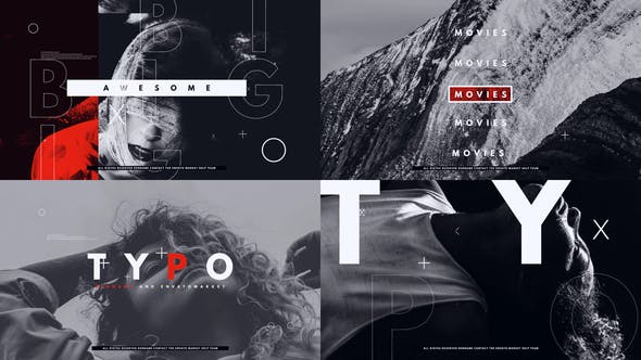 Videohive Typo Abstract Opener 29055666