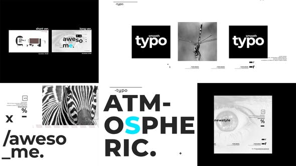 Videohive Atmospheric Typo Opener 24835855