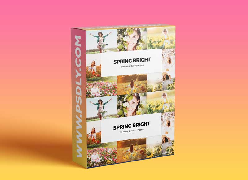 20 Spring Bright Lightroom Presets & LUTs