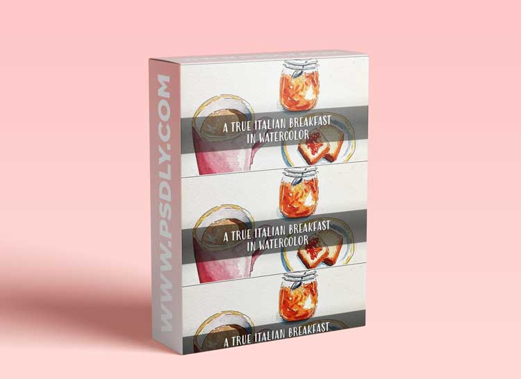 A True Italian Breakfast in Watercolor: Color, Composition, and Depth