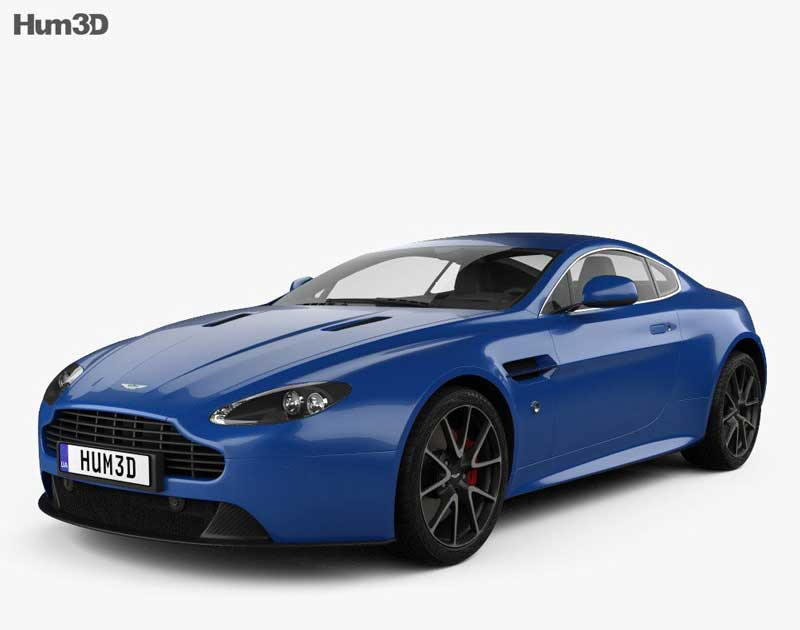 Aston Martin V8 Vantage S 2015 3D model