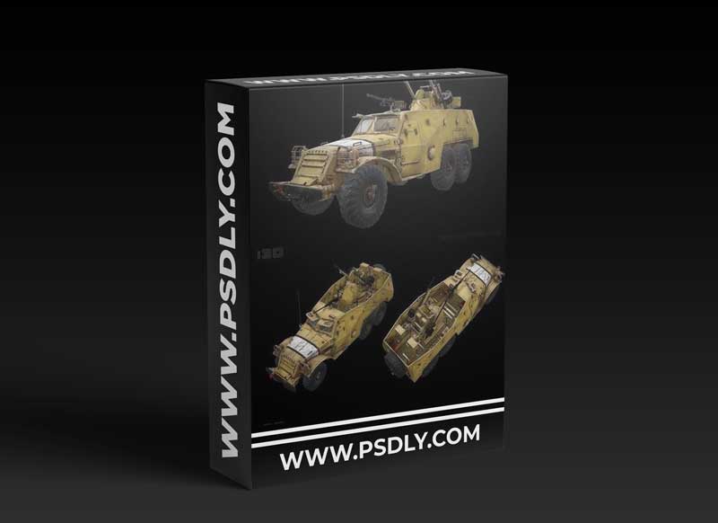 BTR-152 TCM-20 3D Model