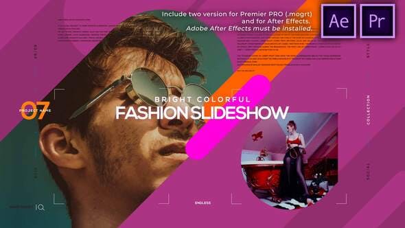 Videohive Bright Colorful Fashion Slideshow 30975120