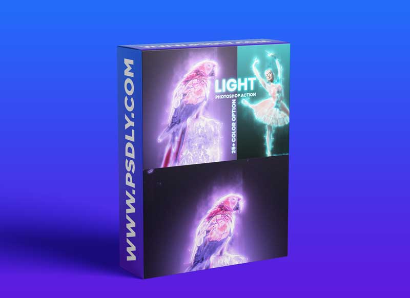 CreativeMarket - Light Photoshop Action 5922486