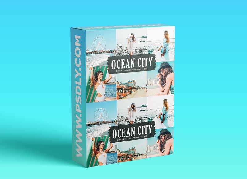 CreativeMarket - Ocean City Pro Lightroom Presets 6012832