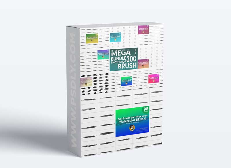 CreativeMarket - Watercolor Brush Bundle Vl 06 5750580