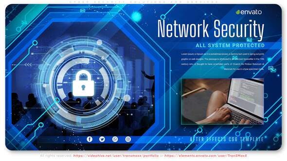 Videohive Cyber Security Solutions and Services 31319181
