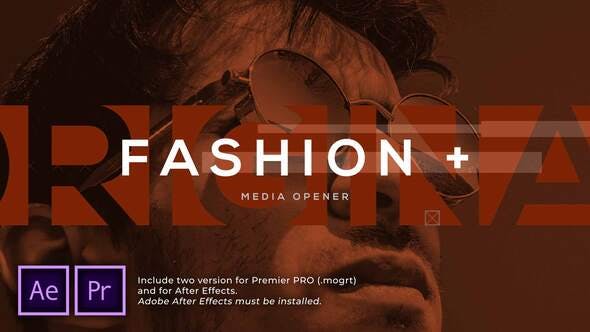 Videohive Fashion Plus Media Opener 31083354