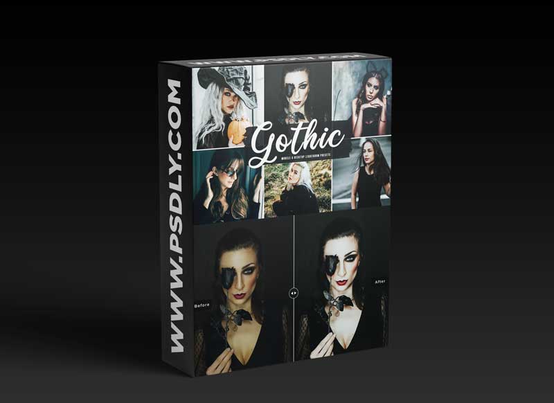 Gothic Mobile & Desktop Lightroom Presets
