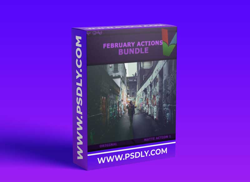 Graphicriver - February Photoshop Actions Bundle 15146412