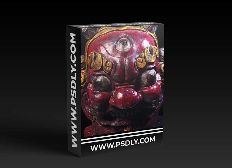 Gumroad – Photo-Realistic Texturing in Mari: Buddha Mask Full Course