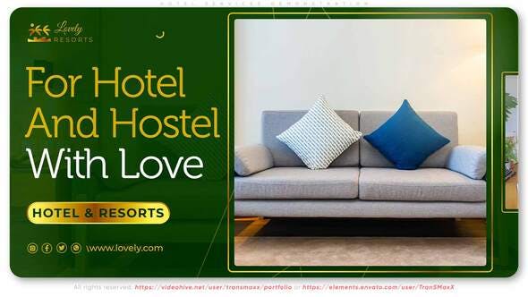 Videohive Hotel Services Demonstration 31335306