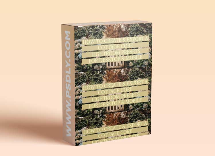 How to create & export a Cottage Core Lightroom Presets for desktop & mobile