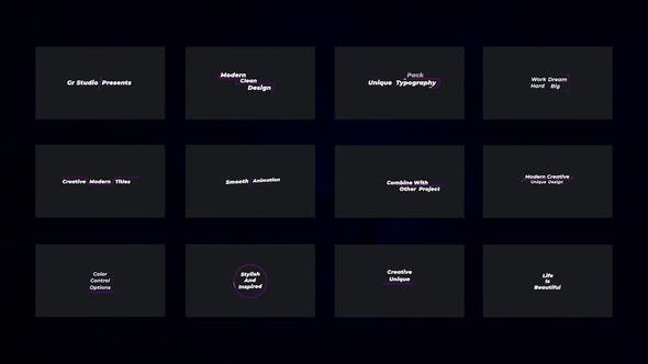 Videohive Stylish Title 30563419