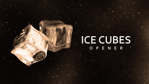 Videohive Ice Cubes Opener 10767522