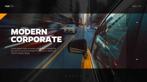 Videohive Modern Mosaic Corporate Presentation DaVinci Resolve 29885752